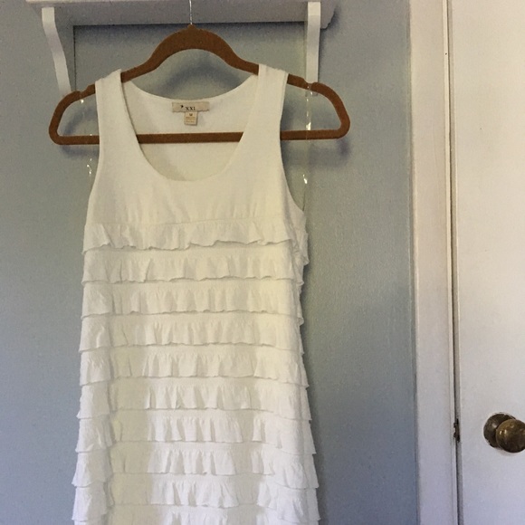 Ruffle racerback mini dress - Picture 6 of 7